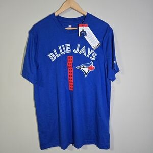 New With Tags Blue Jays Men's Blue Medium 💯 Cotton T-Shirt